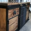 640930609_18146378005474598_7908755455297923493_n chifonier industrial, cajonera de herrería, mueble guardado hierro y madera, chifonier con puertas, mueble industrial dormitorio, organizador de hierro, cajonera a medida