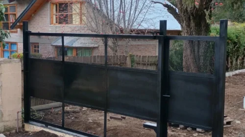 Porton corredizo en Bariloche