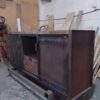 Baiut de herrería y madera estilo industrial a medida fabricado en Bariloche.